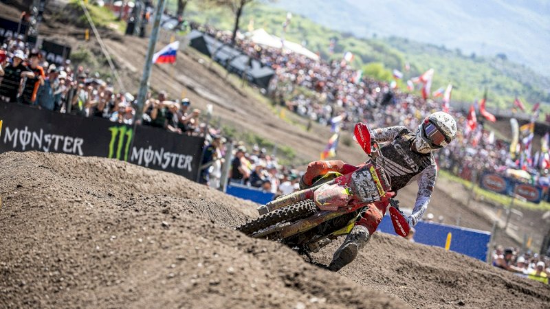 Delvintor Crosser Astra Honda CRF250R berlaga di MXGP portugal