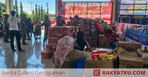 Bantuan Beras Pemprov untuk Korban Bencana Alam di Luwu Langsung Disalurkan