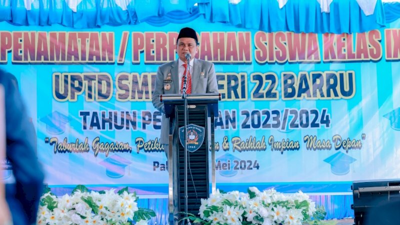 Bupati Barru Hadiri Penamatan Siswa SMPN 22 Barru: Semangat Baru dan Pesan Penting untuk Masa Depan