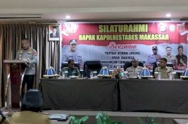 Silaturahmi Kapolrestabes Makassar Bersama Tripika dan Dewan Lorong Kecamatan Bontoala