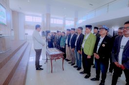 Bupati Barru Lantik dan Buka Rapat Kerja IKA GAPPEMBAR, Harapkan Program Kerja Realistis