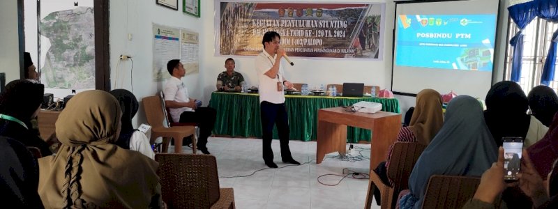 Kodim 1403/Palopo Gelar Penyuluhan Kesehatan di Desa Pamessakang