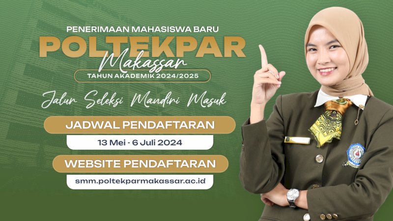 jadwal seleksi Masuk Poltekpar Makassar