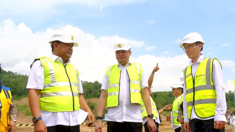 Bupati Gowa dan Pj Gubernur Sulsel Tinjau Progres Pembangunan Bendungan Jenelata