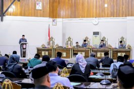 Penjabat Bupati Wajo Terima Rekomendasi LKPJ 2023 dari DPRD