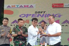 PT Sinarmas Land Gandemg Mr. Green Production Gelar Soft Opening ANTAMA Food Street,  Pusat Kuliner Terbesar di Makassar 