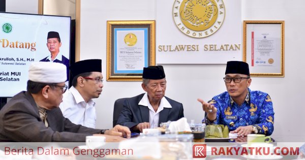 Penjabat Gubernur Prof Zudan Temui Pengurus MUI Sulsel