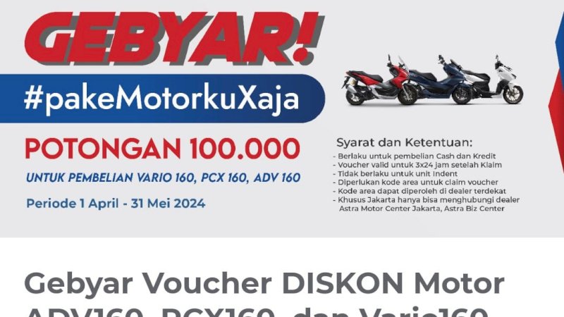 gunakan aplikasi motorku X untuk pembelian motor honda.