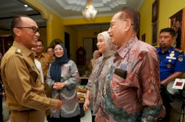 Prof Zudan Silaturahmi ke Prof Basri Hasanuddin Diskusikan Pembangunan Sulsel