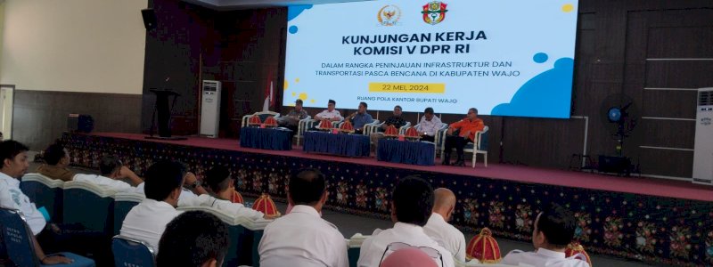Terima Kunker Komisi V DPR RI, Pj Bupati Wajo Usulkan Sejumlah Pembangunan Infrastruktur 