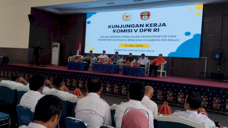 Terima Kunker Komisi V DPR RI, Pj Bupati Wajo Usulkan Sejumlah Pembangunan Infrastruktur 