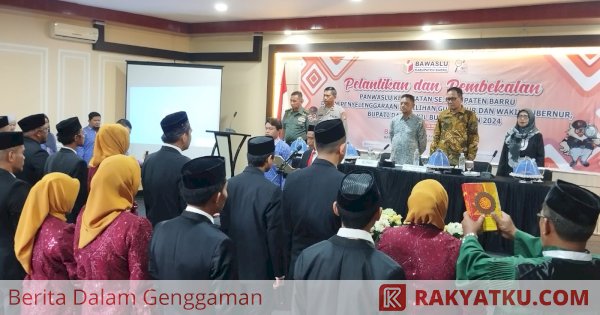 Panwascam Barru Dilantik, Bawaslu: Integritas Pengawas Pemilu Harga Mati!