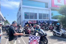 Rolling City Touring Honda PCX Club Indonesia di Makassar Berlangsung Meriah