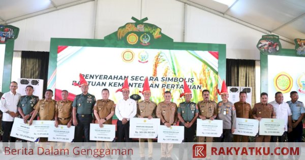 Mentan Serahkan Bantuan Pertanian Senilai Rp410 Miliar untuk Bencana di Sulsel