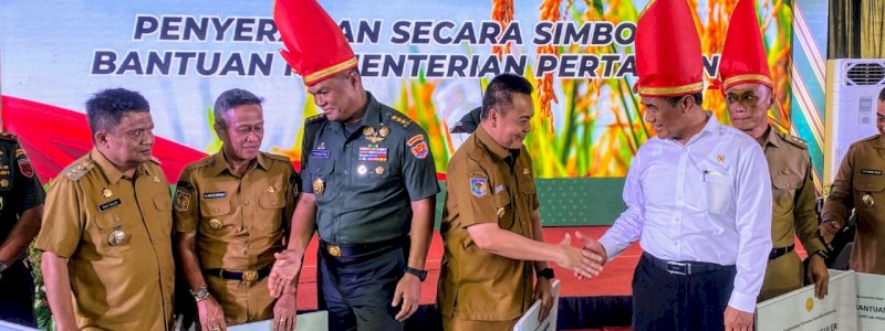 Pejabat Bupati Wajo Hadiri Kunjungan Mentan RI di Rujab Gubernur Sulsel