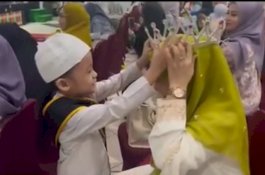Sematkan Mahkota ke Orangtua Hubbul Qur’an & Imtihan TK Islam Athirah 1 Makassar jadi Moment Haru 
