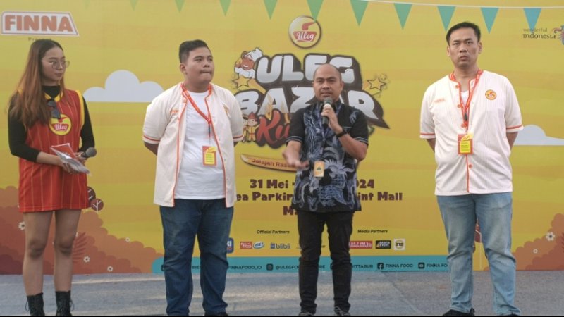 Manager Digital Marketing Finna Food, Herman Kurniawan, Kepala dinas pariwisata Makassar Muhammad Roem, Kepala Sales Finna Food Kota Makassar, Minarto