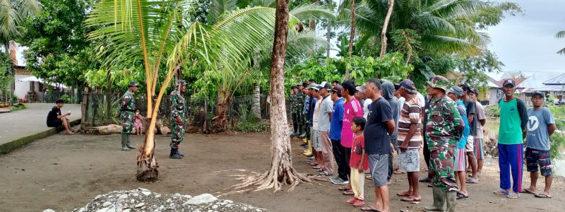 Disiplin Waktu Kunci Keberhasilan, Satgas TMMD Kodim 1403/Palopo Awali Setiap Kegiatan dengan Doa