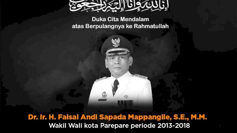 Pemkot Parepare Sampaikan Duka Cita Meninggalnya Mantan Wawali Faisal Andi Sapada