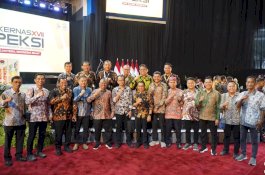 Pj Wali Kota Parepare Hadiri Rakernas Apeksi XVII yang Dibuka Langsung Presiden Joko Widodo