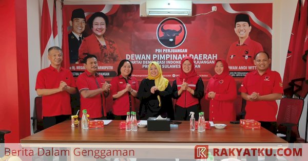 Diantar Pengurus Golkar Parepare, Erat Ikuti Uji Kelayakan Calon Kepala Daerah PDI-P Sulsel