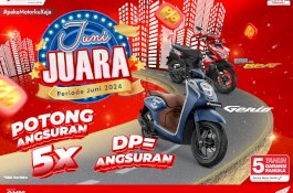 Juni Juara, Astra Motor Sulawesi Selatan Beri Potongan Angsuran Lima Kali untuk Pembelian Honda Genio dan Honda BeAT