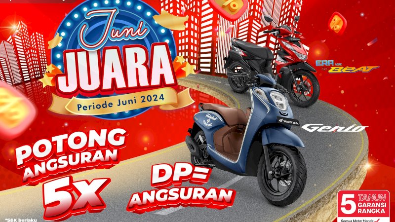 Promo untung beli motor Honda 