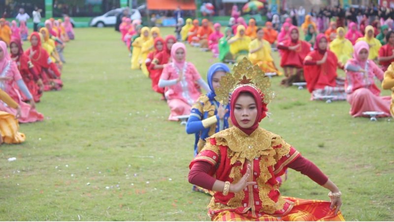 Libatkan 1.155 Penari, Pemkot Parepare Andil Pecahkan Rekor Muri