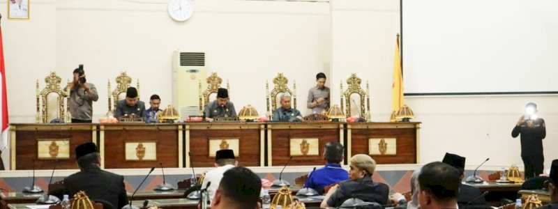 Fraksi DPRD Wajo Sampaikan Pandangan Umum terhadap Raperda Pertanggungjawaban Pelaksanaan APBD TA 2023