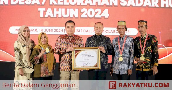 Menkumham Resmikan 33 Desa/Kelurahan Sadar Hukum di Sulsel Termasuk di Wajo