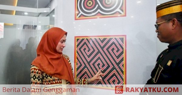 Ada Motif Tenun Rongkong di Gedung Baru Kemenkumham Provinsi Sulsel