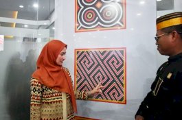 Ada Motif Tenun Rongkong di Gedung Baru Kemenkumham Provinsi Sulsel