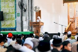 Rayakan Iduladha di Masjid Syuhada, Bupati Luwu Utara Sampaikan Pesan Keikhlasan