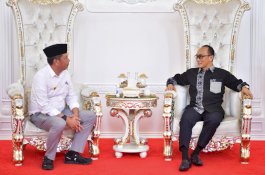 Pj Wali Kota Parepare Akbar Ali Temui Pj Gubernur Sulsel