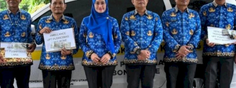 Serahkan Armada Kesehatan, Bupati Luwu Utara Harap Pelayanan Semakin Berkualitas