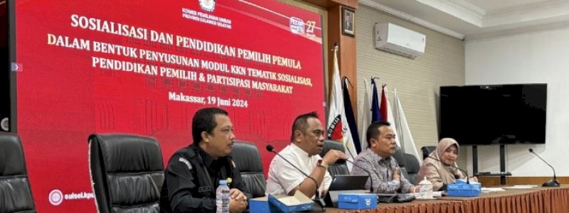 KPU Sulsel Gagas KKN Tematik, MoU Dilakukan Bulan Depan 