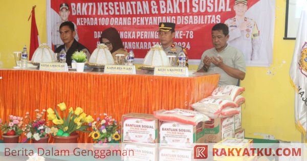 Polres Wajo Gelar Bakti Kesehatan dan Baksos untuk Siswa Penyandang Disabilitas