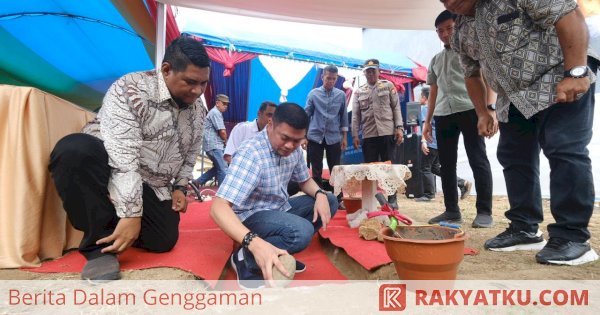 Bupati Gowa Lakukan Peletakan Batu Pertama Pembangunan GPDI Filadelfia