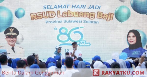 Penjabat Gubernur Sulsel Ikuti Jalan Santai Spesial HUT RSUD Labuang Baji