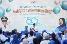 Penjabat Gubernur Sulsel Ikuti Jalan Santai Spesial HUT RSUD Labuang Baji