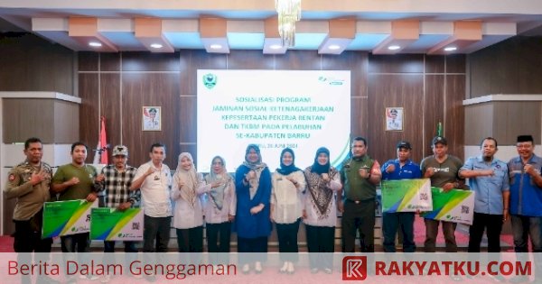 BPJS Ketenagakerjaan Sosialisasi Perlindungan Jaring Pengaman Bagi Pekerja Rentan dan TKBM di Barru