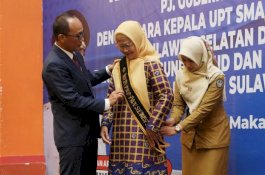 Ninuk Zudan Dikukuhkan Sebagai Bunda PAUD Sulawesi Selatan