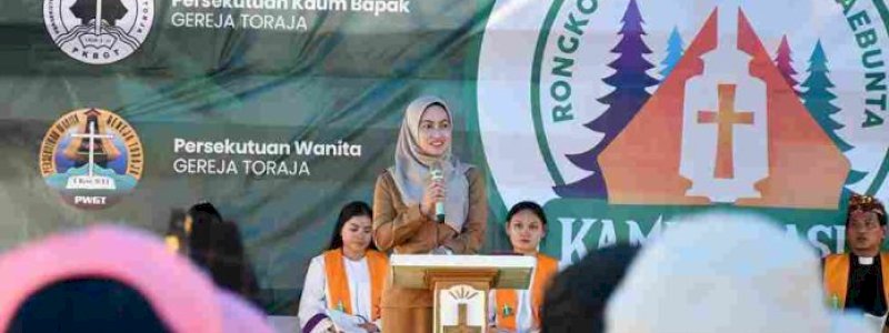 Indah Putri Apresiasi Pelaksanaan Kamp Klasis Rongkong Sabbang Baebunta