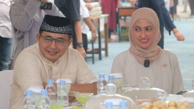 Indah Putri dan Muhammad Fauzi Gelar Buka Puasa, Libatkan Puluhan UMKM