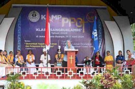 Ratusan Anggota PPGT Gelar Kamp di Lalangan, Ini Pesan Bupati Luwu Utara