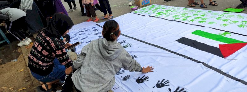 Relawan Makassar Peduli Ajak Masyarakat Terus Bantu Warga Palestina