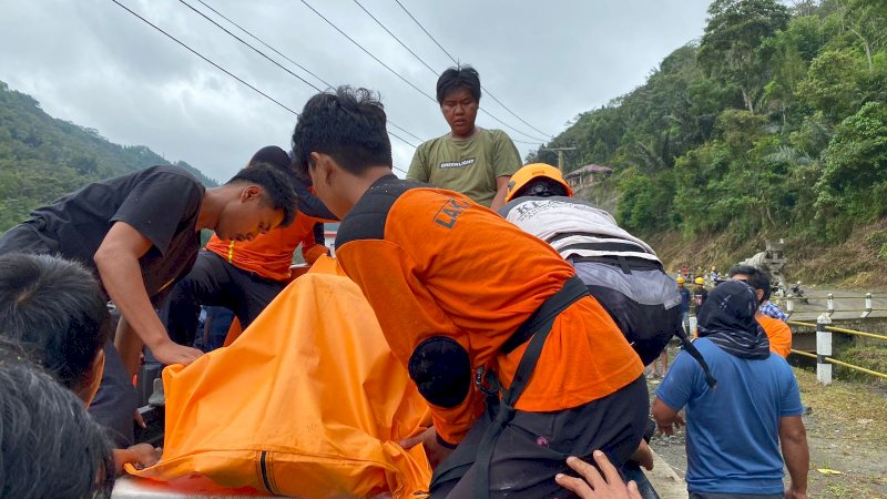 Korban Tenggelam di Sungai Sa'dan Toraja Ditemukan Setelah Empat Hari Pencarian