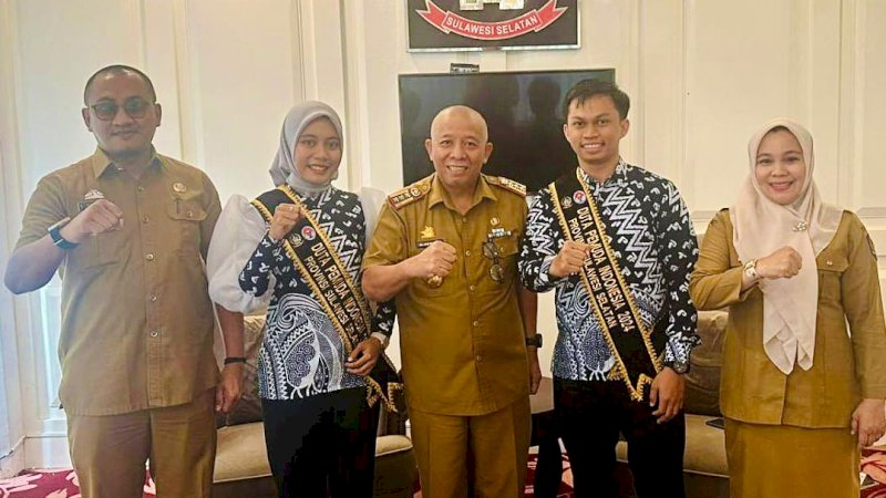 Dispora Pemprov Sulsel Melepas Deligasi Sulsel Pertukaran Pemuda Antar Provinsi 