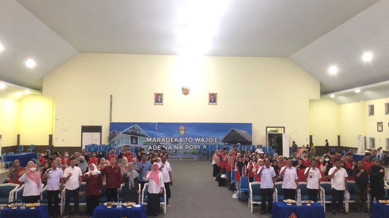 Wakili Pj Bupati, Sekda Wajo Terima 98 Mahasiswa KKN UNHAS