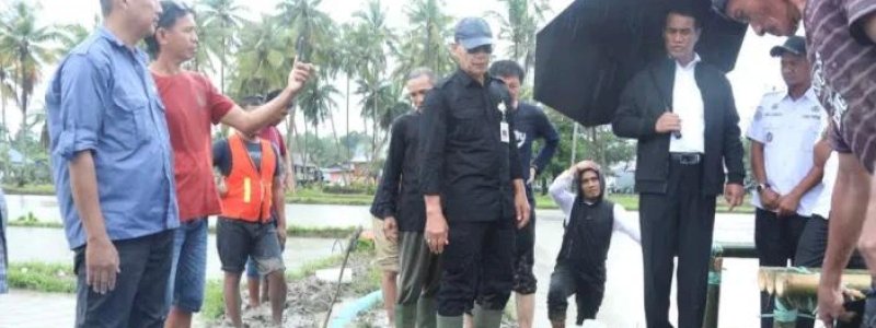 Mentan RI Amran Tinjau Lokasi Sebelum Kunker Presiden Jokowi di Bone
